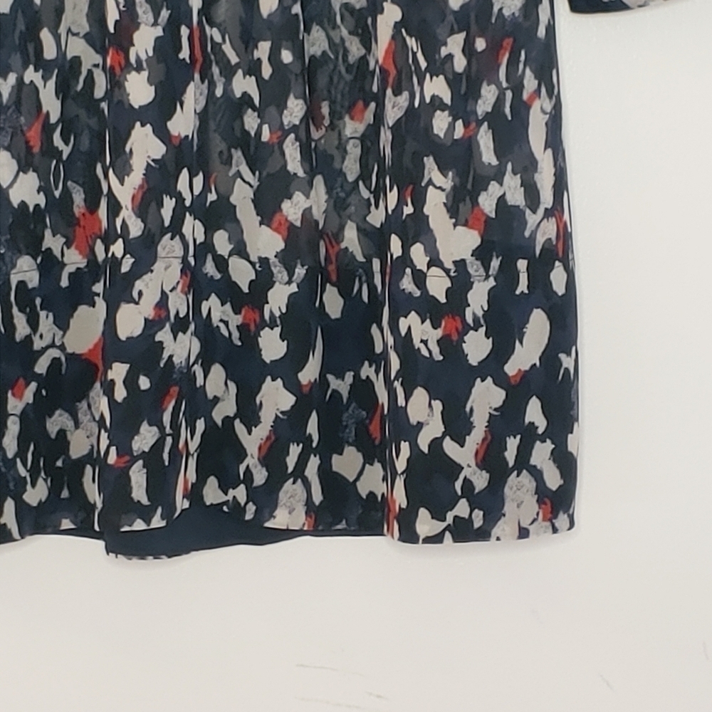 CLUB MONACO 100% silk crop sleeves sheer tunic dress - Picture 7 of 14